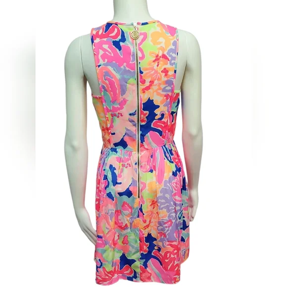 Lilly Pulitzer Sleeveless Kassia Playa Hermosa Dress. Size 0. - Picture 5 of 16